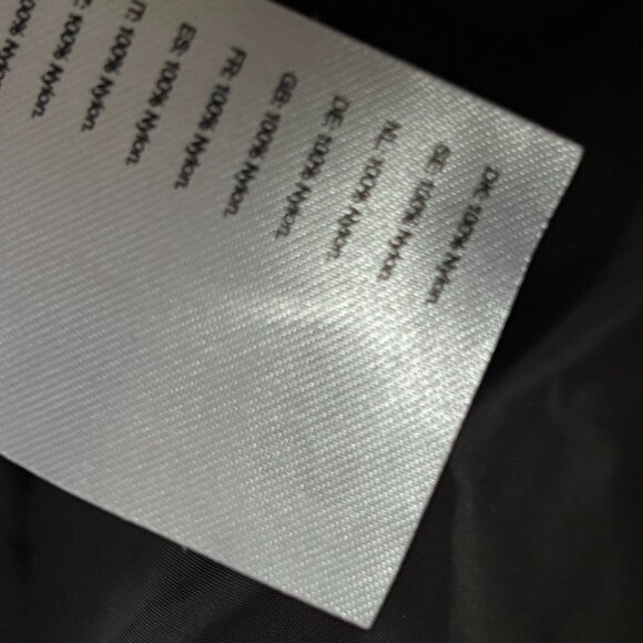 RAINS Kano Jacket Black Zip Utility Chore Coat Pockets Lightweight Windbreaker S - Picture 13 of 13